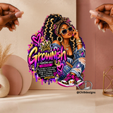 Grownish – Pink & Gold DTF Heat Transfer