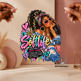 Soft Life – Multicolor DTF Heat Transfer