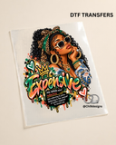 Expensive – Green & Orange DTF Heat Transfer