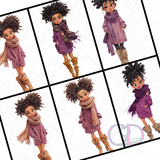 Boots & Curls | Fashion Clipart PNG | Digital Download