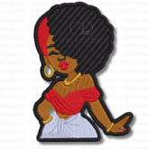 Bold Beauty Embroidered Patch