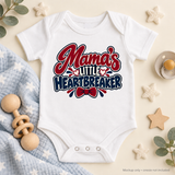 Mamas Little Heartbreaker | Baby Onesie DTF Transfer