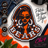 Bears Girl Embroidered Patch – 4 Inch