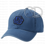 Embroidered Rose Patch – Over 100 Color Options