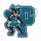 Panther Cheerleader Patch – Custom Team Colors