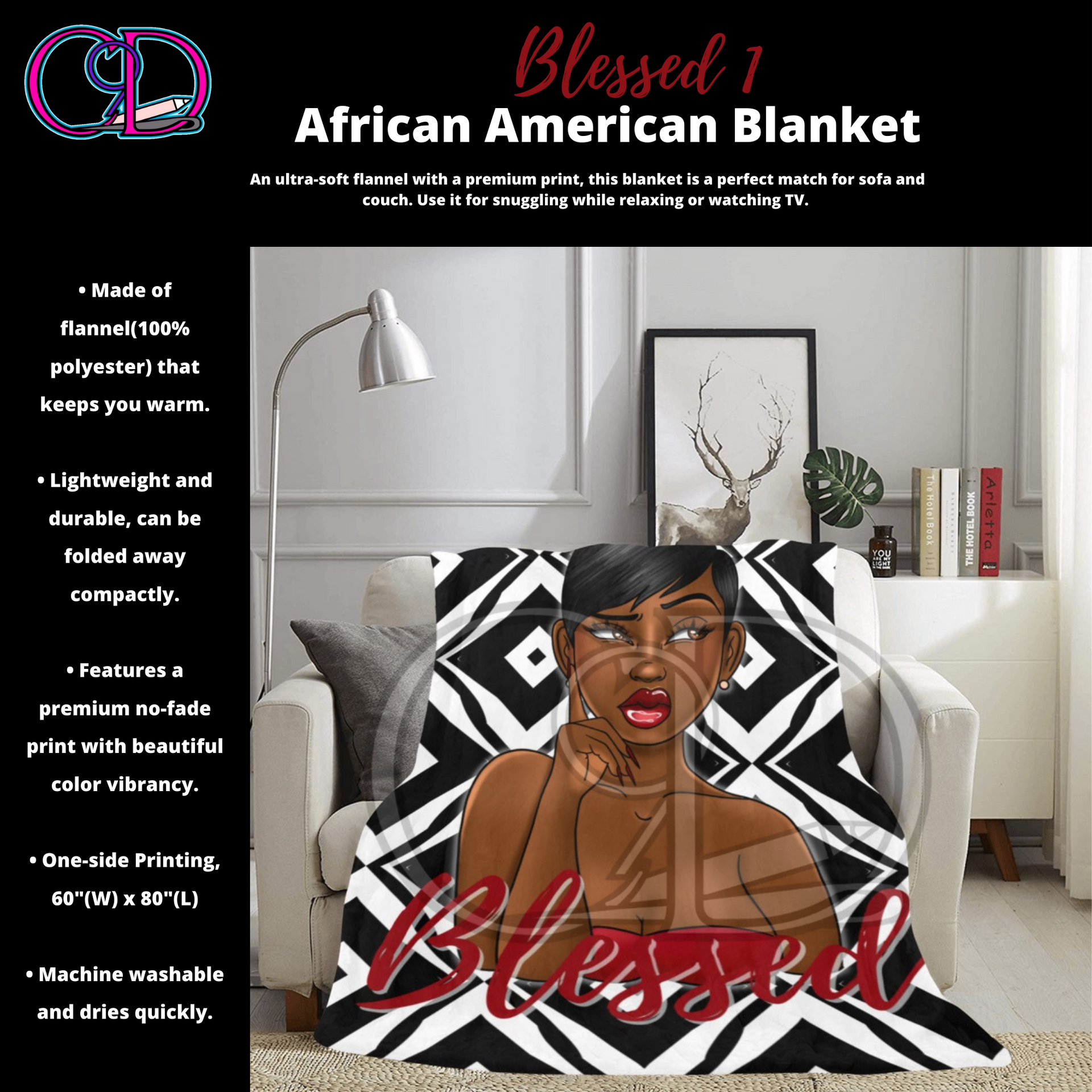 African American Women Blankets