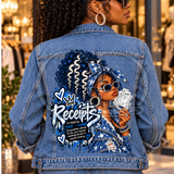 Receipts – Blue & White DTF Heat Transfer