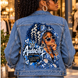 Audacity – Blue & White DTF Heat Transfer