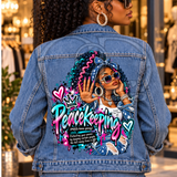 Peacekeeping – Pink & Teal DTF Heat Transfer