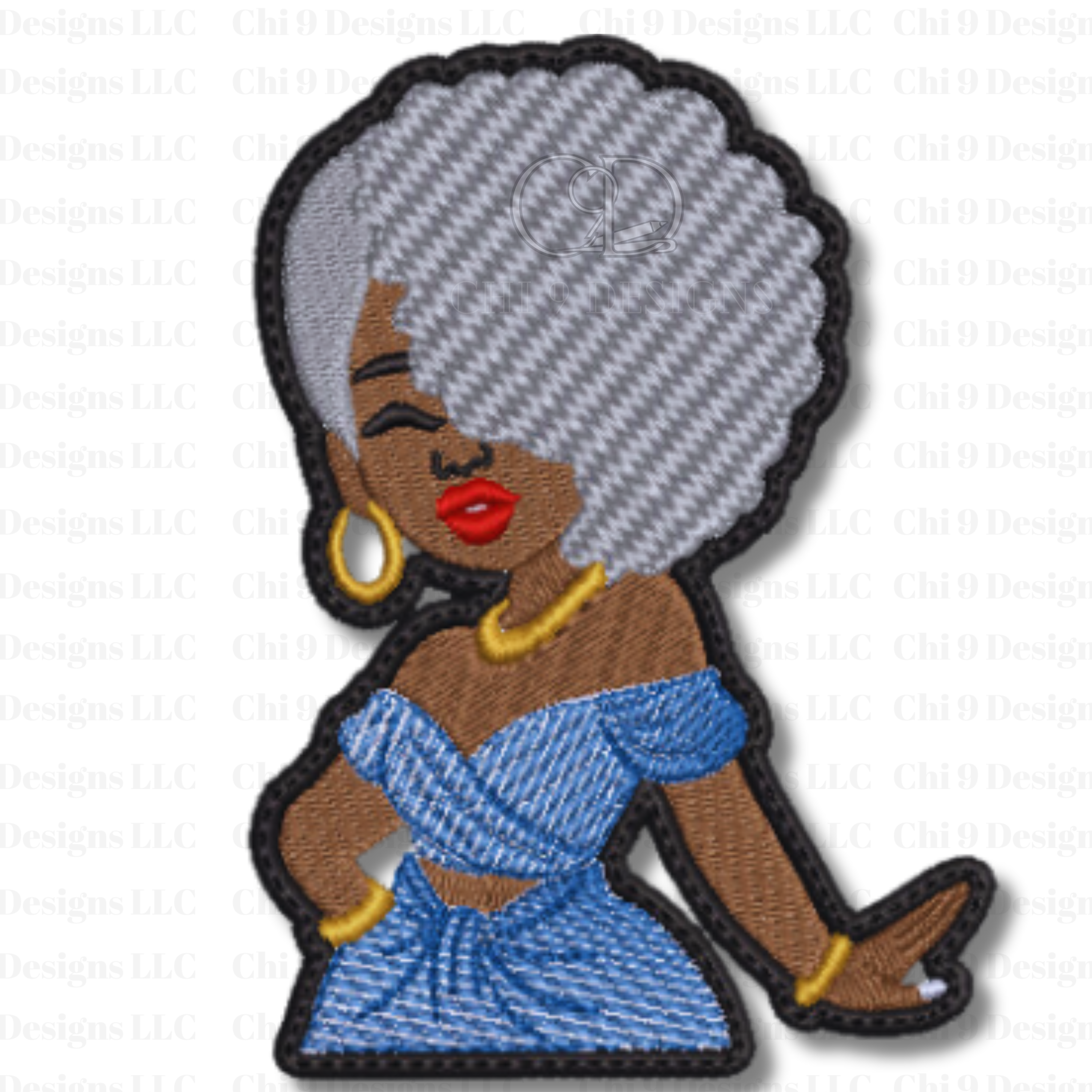 Bold Beauty Embroidered Patch