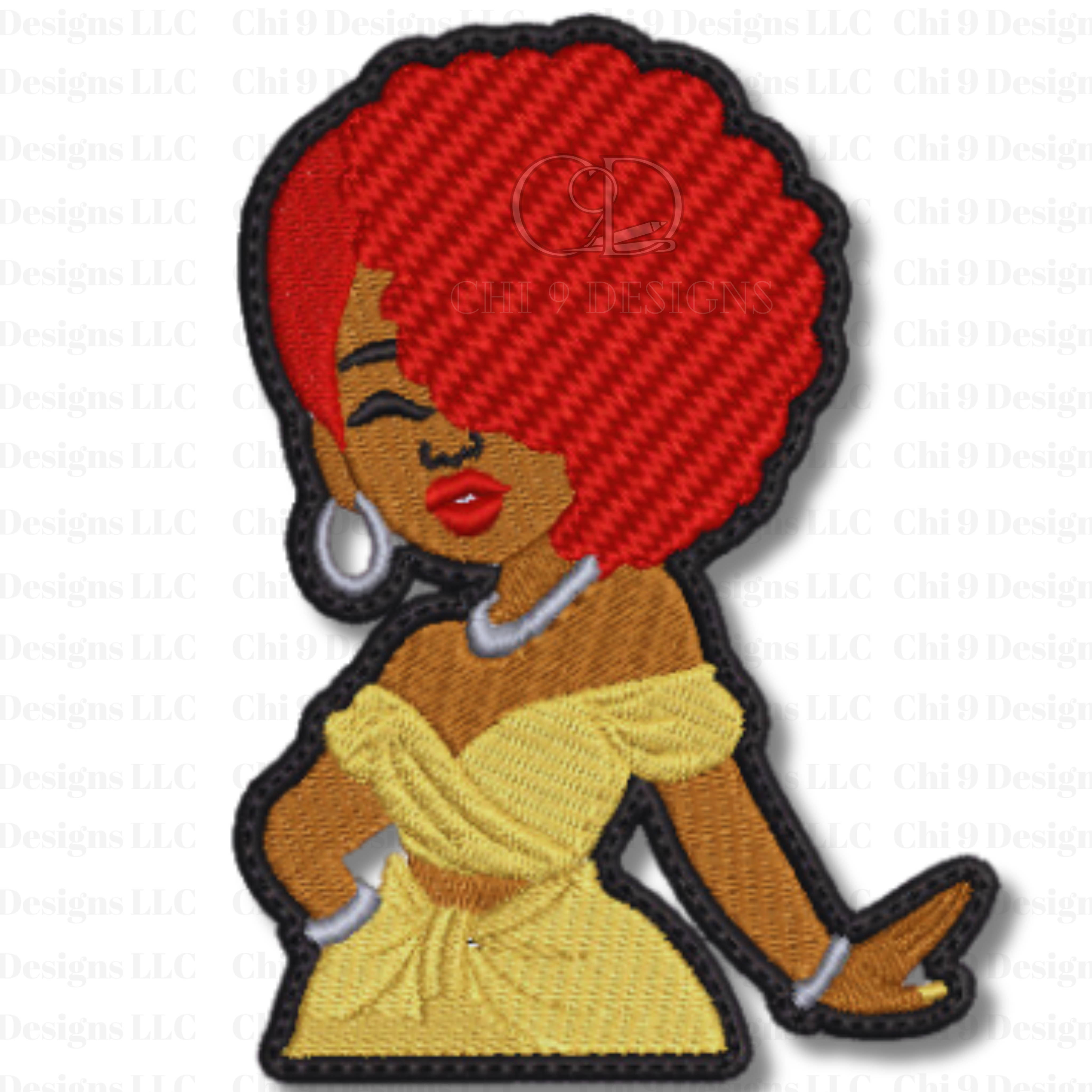 Bold Beauty Embroidered Patch