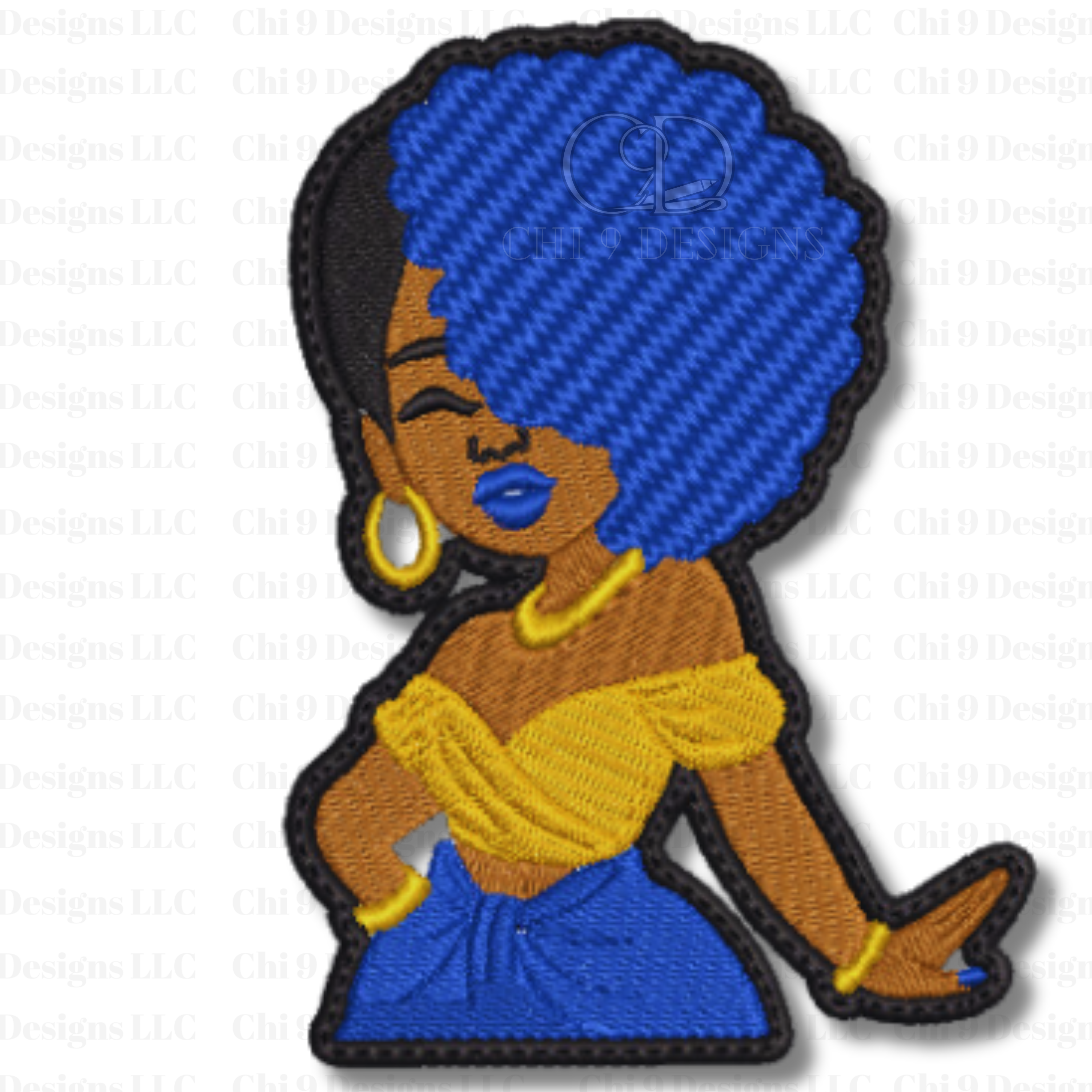 Bold Beauty Embroidered Patch