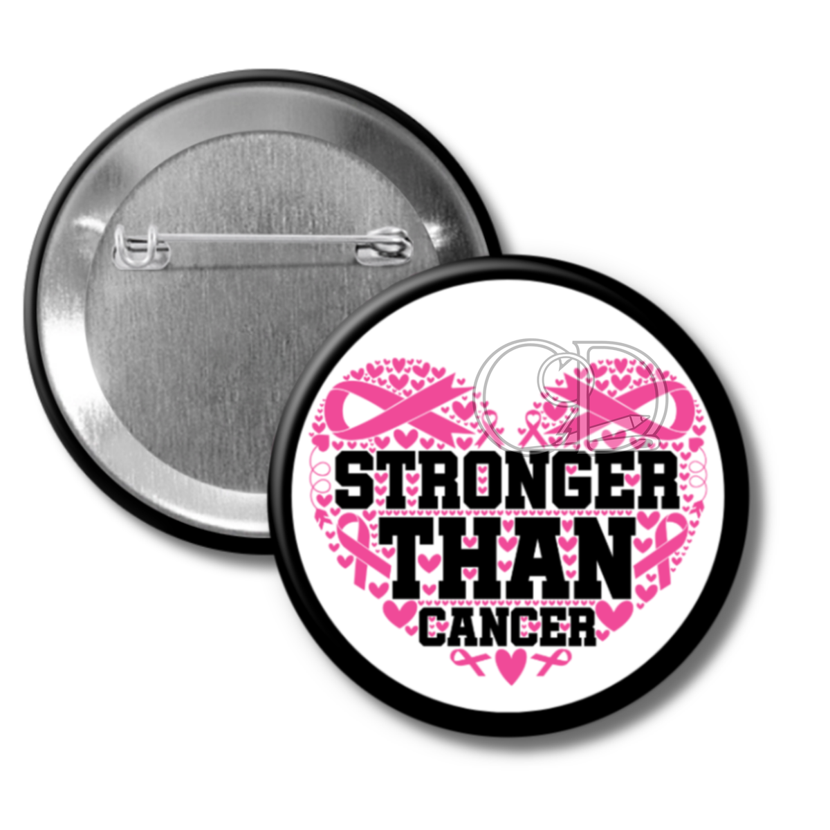 Stronger Than Cancer Pinback Button| B20