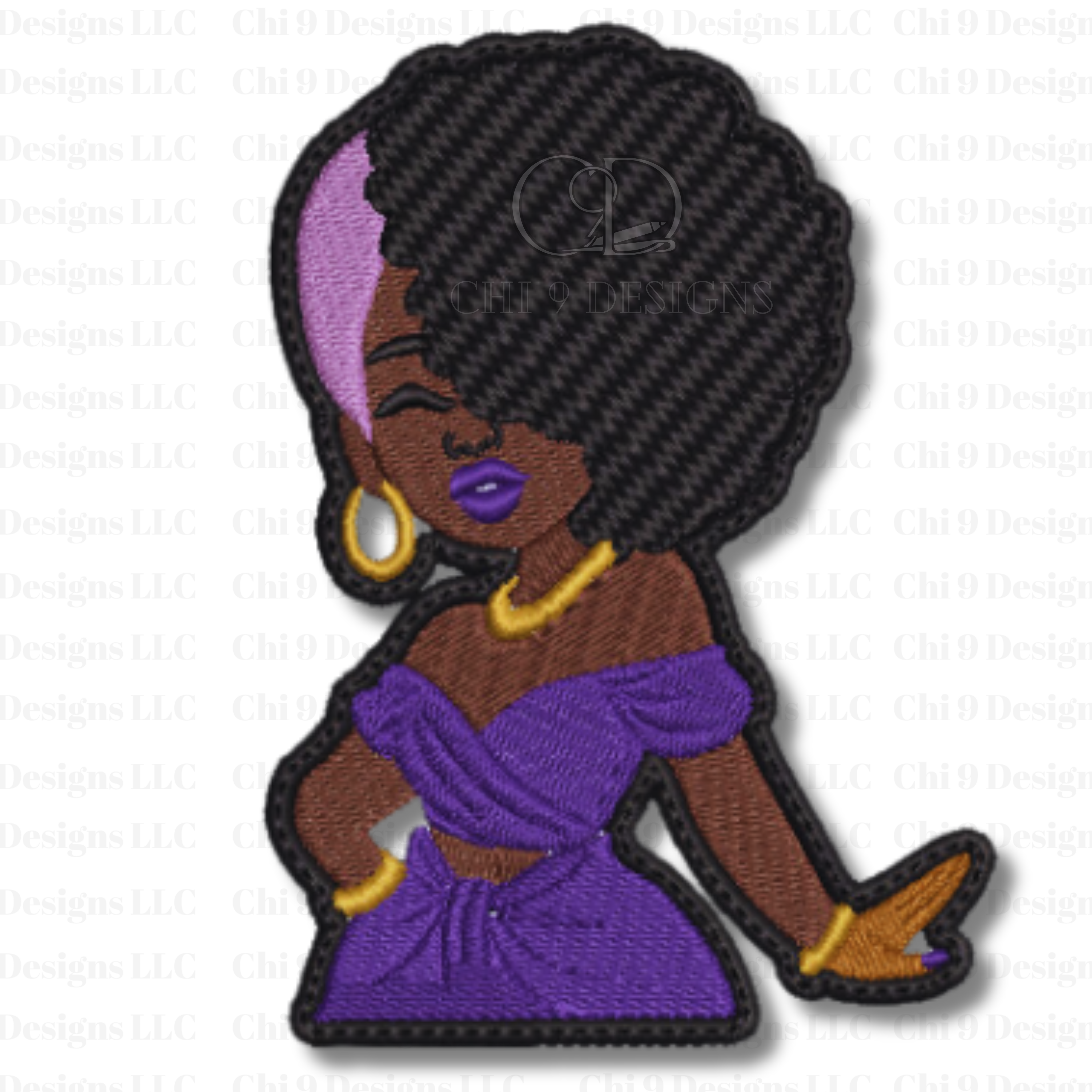 Bold Beauty Embroidered Patch