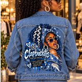 Clapbackitis – Blue & White DTF Heat Transfer