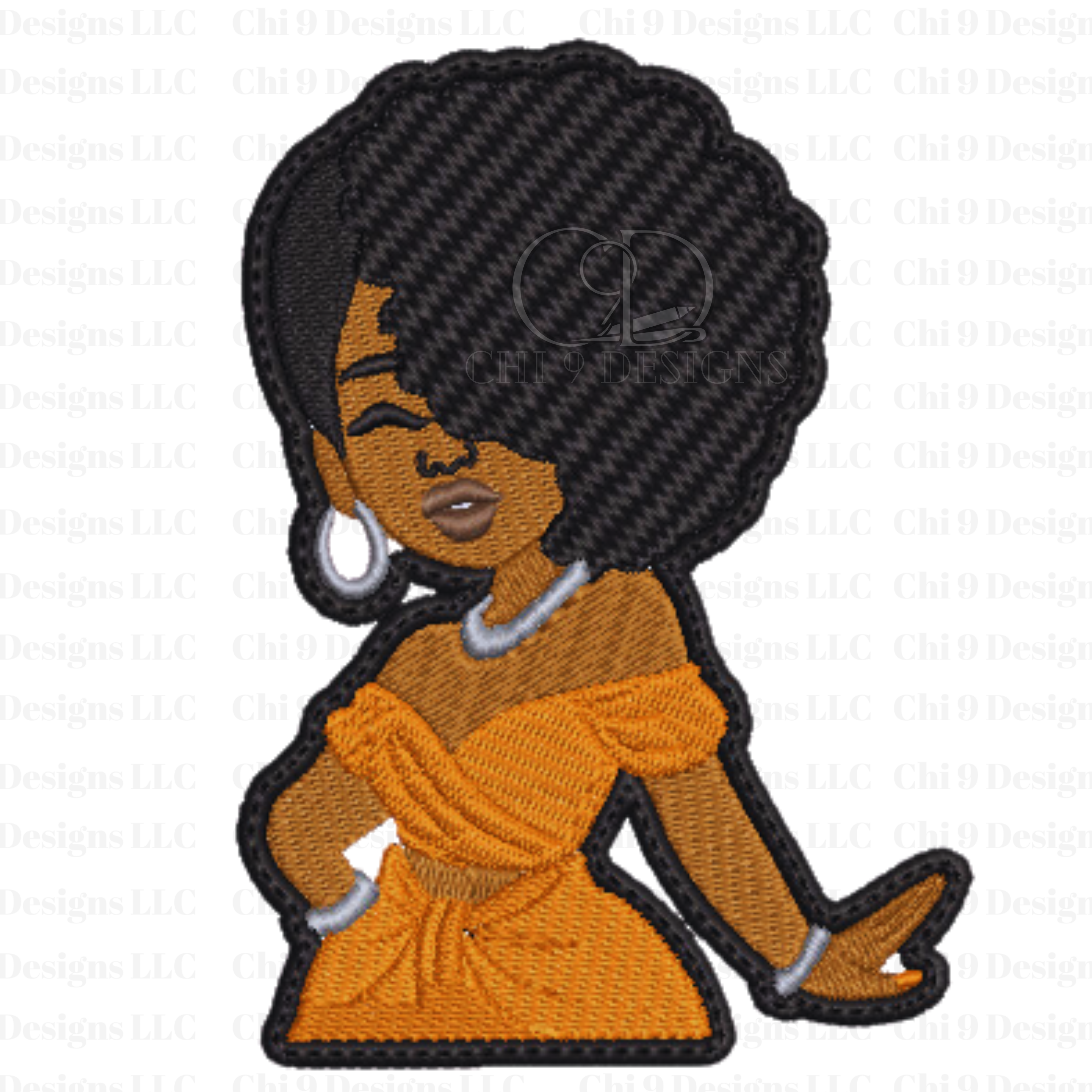 Bold Beauty Embroidered Patch
