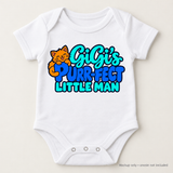 Gigis Purr-Fect Little Man | Baby Onesie DTF Transfer