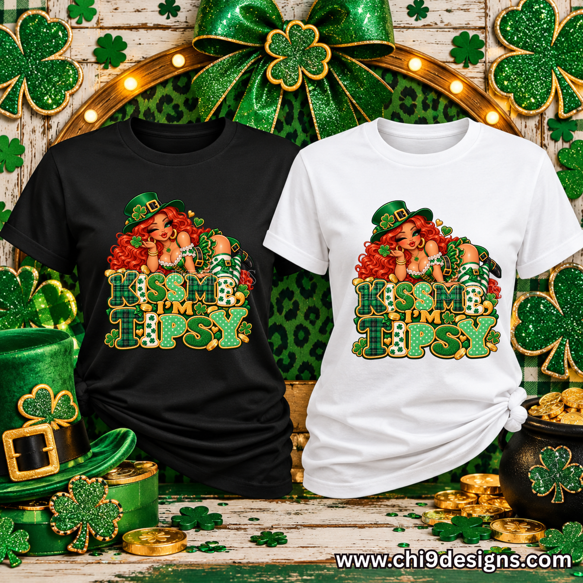 Kiss Me, I’m Tipsy | St. Patrick’s Day Graphic Tee