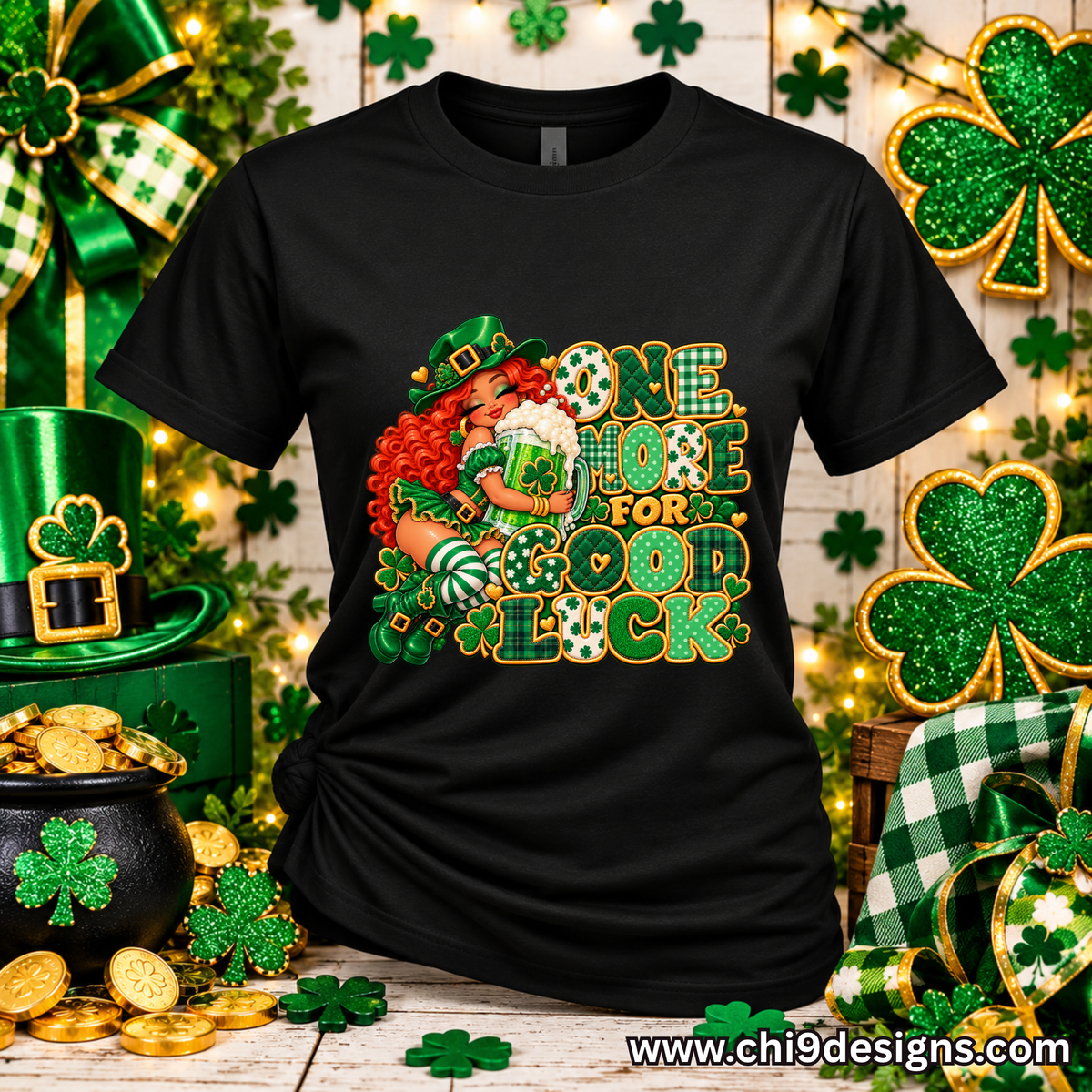 One More for Good Luck | St. Patrick’s Day Graphic Tee